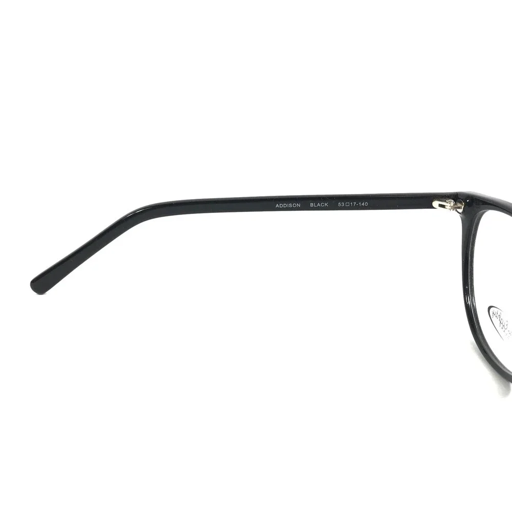 Eight to Eighty Eyeglasses Frames ADDISON BLACK Cat Eye Full Rim 53-17-140